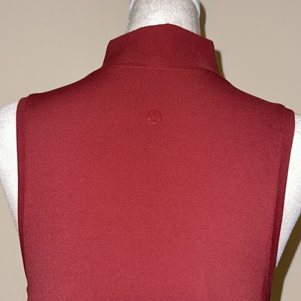 lululemon 4-6 Mauve Relaxed Fit Mock Neck On thr Move Sleeveless Athletic Dress - Picture 6 of 8